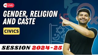 Gender Religion and Caste  Live Poll Session MIQs and PYQs  Civics Class 10 202425 [upl. by Emlen]