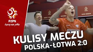 CO LEWANDOWSKI MÓWIŁ W PRZERWIE Kadry z Kadry Polska – Łotwa [upl. by Towney981]