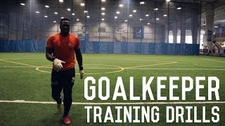 Individual Training Drills With A Pro Goalkeeper  Finishing and Goalkeeping Drills [upl. by Bartlet798]