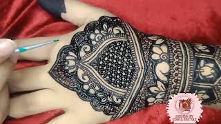 Mehrab style mehndi design  kashee mehndi design  Eid Special mehndi  henna by Zobia Fayyaz [upl. by Rand]