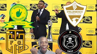 ORLANDO PIRATES VS CAPE TOWN CITY MTN 8 DRAW SEMIS REVEALED DOWNS VS STELLIES [upl. by Laise]