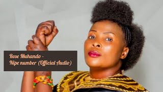 Rose Muhando  Nipe number Official Audio [upl. by Dann200]