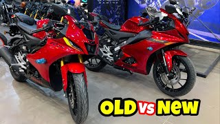 2024 Yamaha r15 v4 VS 2023 Yamaha r15 v4 Comparison Video With All Changes  It’s Red vs Red [upl. by Machute]