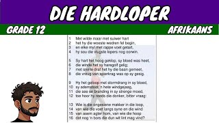 Die Hardloper deur Ernst van Heerden Grade 12 Afrikaans [upl. by Allana]