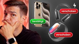 iPhone 16 Event doch OHNE diese Produkte AirPods Apple Watch amp Mac Mini M4 ohne dieses Feature [upl. by Anikehs]