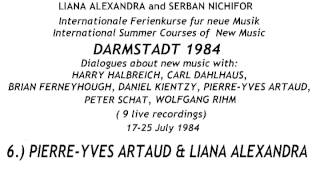 DARMSTADT 1984 by Liana Alexandra amp Serban Nichifor  9 live recordings [upl. by Aiyn]