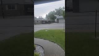 it is hailing and thunderstorms in Olivehurst California in May [upl. by Enayd]