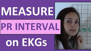 How to Measure a PR Interval on EKG Strip  How to Interpret EKGs [upl. by Caldeira281]