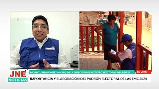 Importancia y elaboración del padrón electoral de las EMC 2024 [upl. by Yenor749]