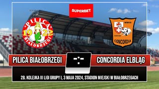 III LIGA Pilica Białobrzegi  Concordia Elbląg  GIGA Sport TV [upl. by Hartfield]