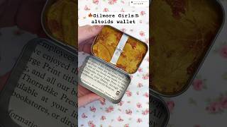 Rory Gilmore would’ve loved this ☕️🍁 DIY Altoids Wallet diy gilmoregirls fallcrafts [upl. by Kerk693]