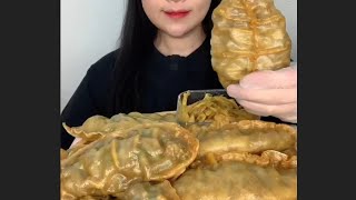 Dumplings ASMR Eating NO TALKING  Ksuffka ASMR [upl. by Younger]