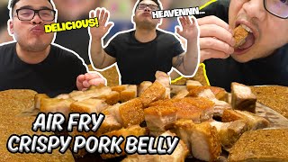 Best AIR FRY CRISPY PORK BELLY Recipe [upl. by Gannie]