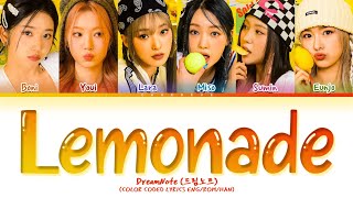 DreamNote Lemonade Lyrics Color Coded Lyrics [upl. by Ellak]