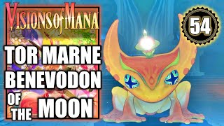 Visions of Mana  Tor Marne Benevodon of the Moon Boss Fight  Walkthrough Part 54 [upl. by Nagaem]