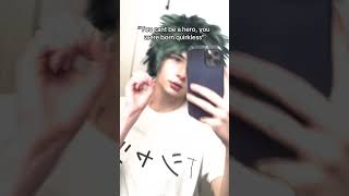 Deku MHA cosplay myheroacademia TikTok trend [upl. by Nomahs]