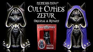 Nemesis Now ® Cult Cuties ™ Zefur  okkulte Katze  schwarze Magie  Original amp Repaint [upl. by Raynata]