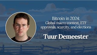 Bitcoin quotIts all priced inquotor is it — Tuur Demeester [upl. by Peirsen]