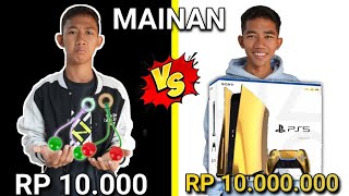 TANTANGAN MAINAN MURAH VS MAINAN MAHAL😱  LATTO LATTO VS PS 5 SERUAN MANA  Mikael TubeHD [upl. by Trainor856]