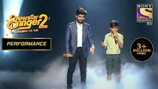 Salman ने किया इस Contestant के साथ Perform  Superstar Singer Season 2 [upl. by Shanie261]