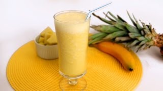 Pineapple Banana Smoothie Recipe  Laura Vitale  Laura in the Kitchen Episode 566 [upl. by Sible]