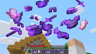 Minecraft UHC but random netherite drops from the sky [upl. by Lodnar]