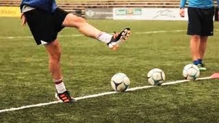 How to Do Kicking Drills  Soccer Lessons [upl. by Anitsirhc299]