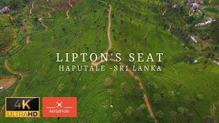 LIPTONS SEAT  HAPUTALE  SRI LANKA IN 4K DRONE [upl. by Herr836]