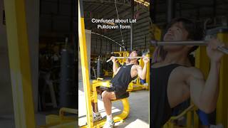 The Correct Way to do Lat Pulldown [upl. by Akilam436]