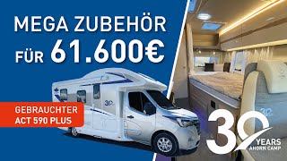 Mega Zubehör für 61600€ beim gebrauchten Ahorn Camp ACT 590 Plus [upl. by Elbertine]