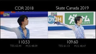 Yuzuru Hanyu SP  Otoñal 20  COR vs SC [upl. by Eseeryt]