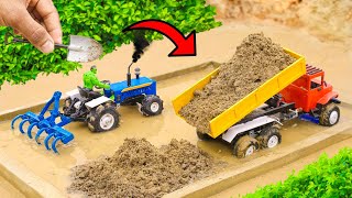 diy mini tractor cultivator science project using a diesel engine water pump [upl. by Nahsed]