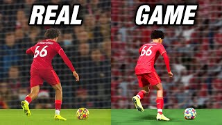 BEST FOOTBALL GOALS EVER RECREATED IN FIFA 22 NEXT GEN [upl. by Chi]