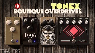 ToneX Boutique Overdrives  on ToneX amp Tonex ONE [upl. by Nilde]