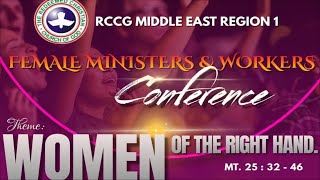 RCCG Middle East Region 2024 FEMALE MINISTERS amp WORKERS CONFERENCE [upl. by Siesser]