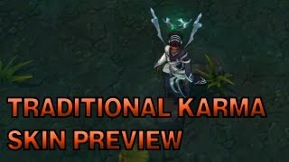 Traditional Karma Skin  Karma Rework  League of Legends [upl. by Bud]