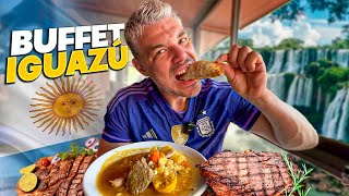 PROBANDO el BUFFET LIBRE ARGENTINO de LAS CATARATAS DE IGUAZÚ 🇦🇷 ¿COMIDA PARA TURISTAS 12 [upl. by Edorej]