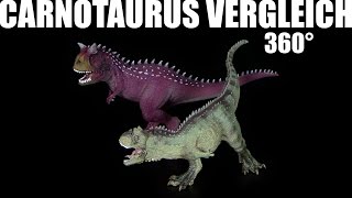 Schleich ® vs Papo ® Carnotaurus Modelle im Vergleich  360° [upl. by Blount]