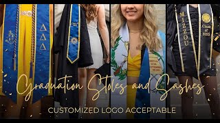 Custom Graduation Stoles and Sashes [upl. by Lucilia685]