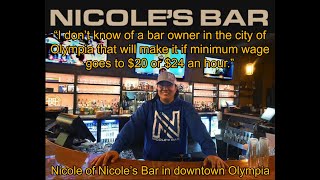 Nicole of Nicole’s Bar in downtown Olympia  PUBLIC COMMENT [upl. by Mccord]