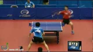 Japan Open 2012  Muramatsu Vs Li Hu [upl. by Nylia89]