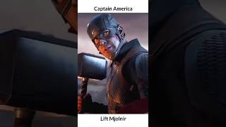 Why does Captain America move his hand behind his back when he lifts Mjolnir [upl. by Rosalba143]