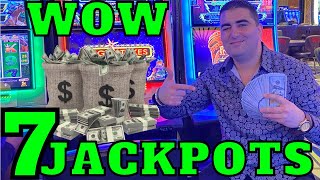 MASSIVE JACKPOT  6 HANDPAYS On Lightning Link Slot Machine [upl. by Sesmar930]