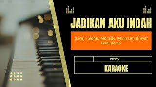 Jadikan Aku Indah Sidney Mohede Karaoke Piano [upl. by Ellekram]