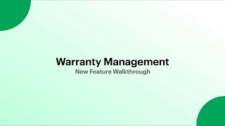 New Feature Walkthrough Fleet Vehicle Warranty Management in Fleetio [upl. by Elleret]