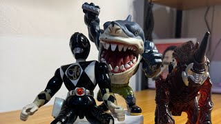 Street Sharks Ripster Rhino Alien Black Ranger  Viernes Retro reseña toys retro [upl. by Abbe329]