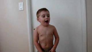 My Son singing Linkin Park [upl. by Eberly94]