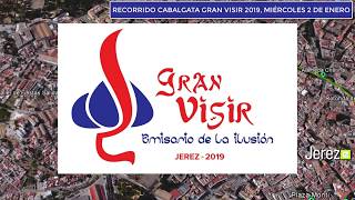 RECORRIDO CABALGATA GRAN VISIR 2019 Jerez TV 2019 [upl. by Attenhoj]