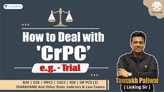 CRPC Trial Conceptual Study  Linking Laws  By Tansukh Paliwal [upl. by Nahej]