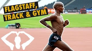 Running in Flagstaff the Track amp the Gym  Mo Farah [upl. by Goldman13]